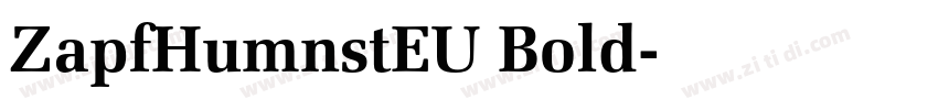 ZapfHumnstEU Bold字体转换 ZapfHumnstEU Bold字体转换